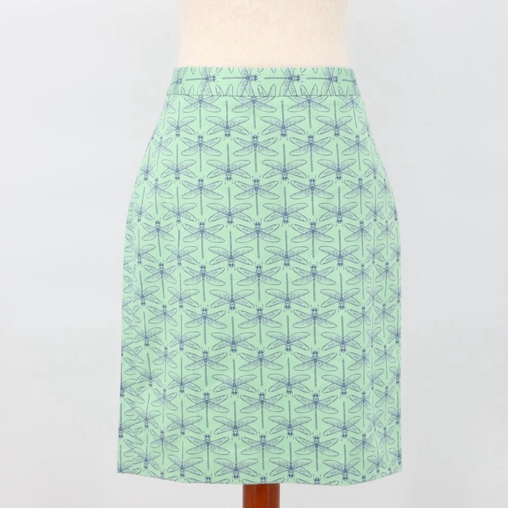 Brooks brothers dragonfly skirt women's 4